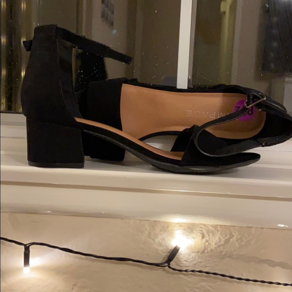Black HOCO / WOFO Heels - Brand New